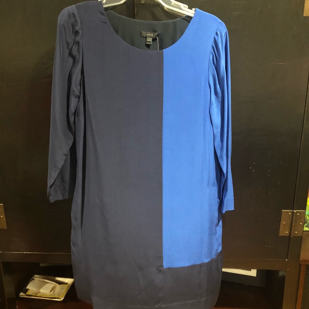Jcrew long sleeve dress w/pockets. Size 6.